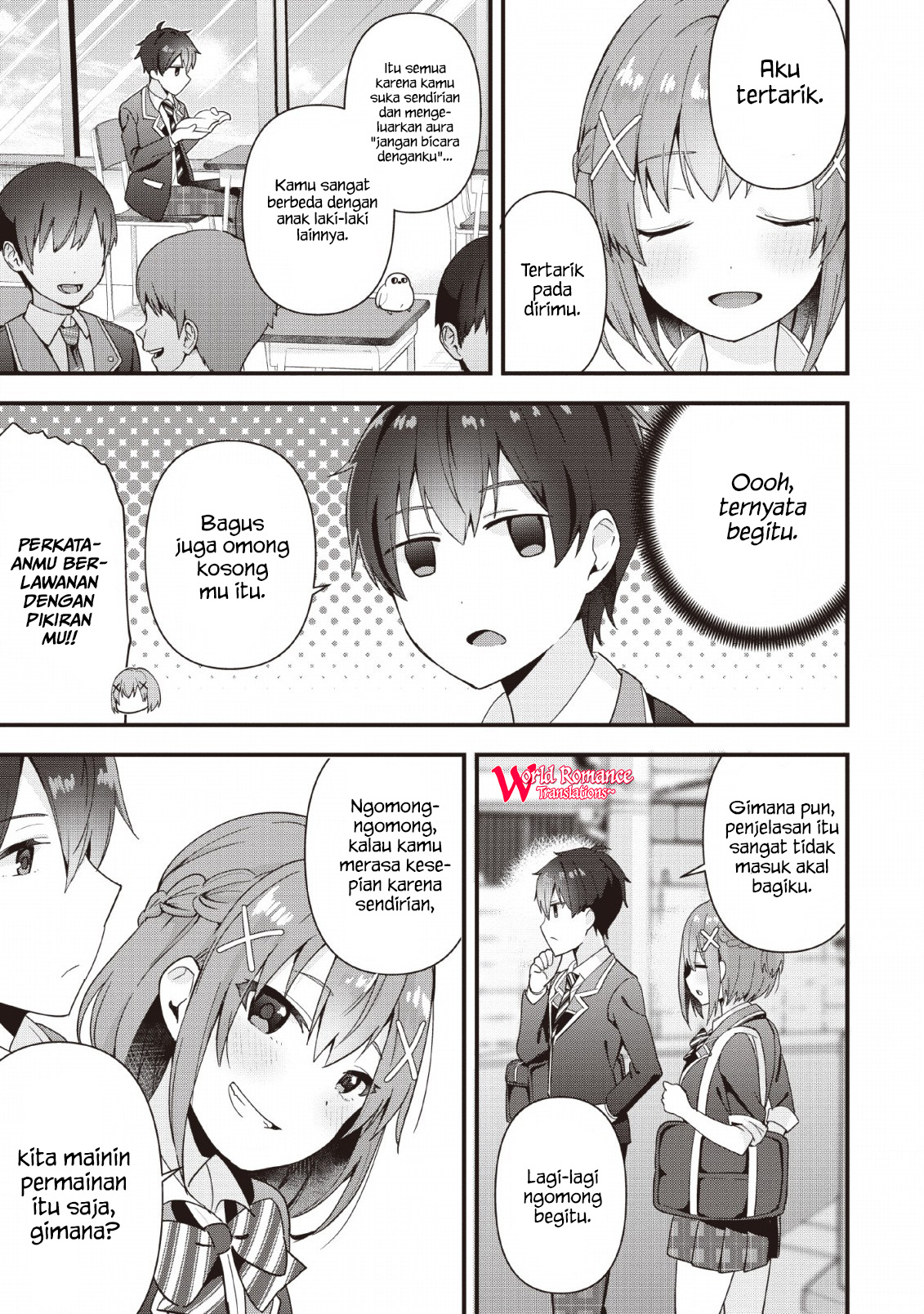 The Cute Girl Sitting Next to Me Is Trying to Make Me Fall in Love With Her as a Way to Ridicule Me, but the Tables Were Turned on Her Before She Knew It Chapter 01 Gambar 29
